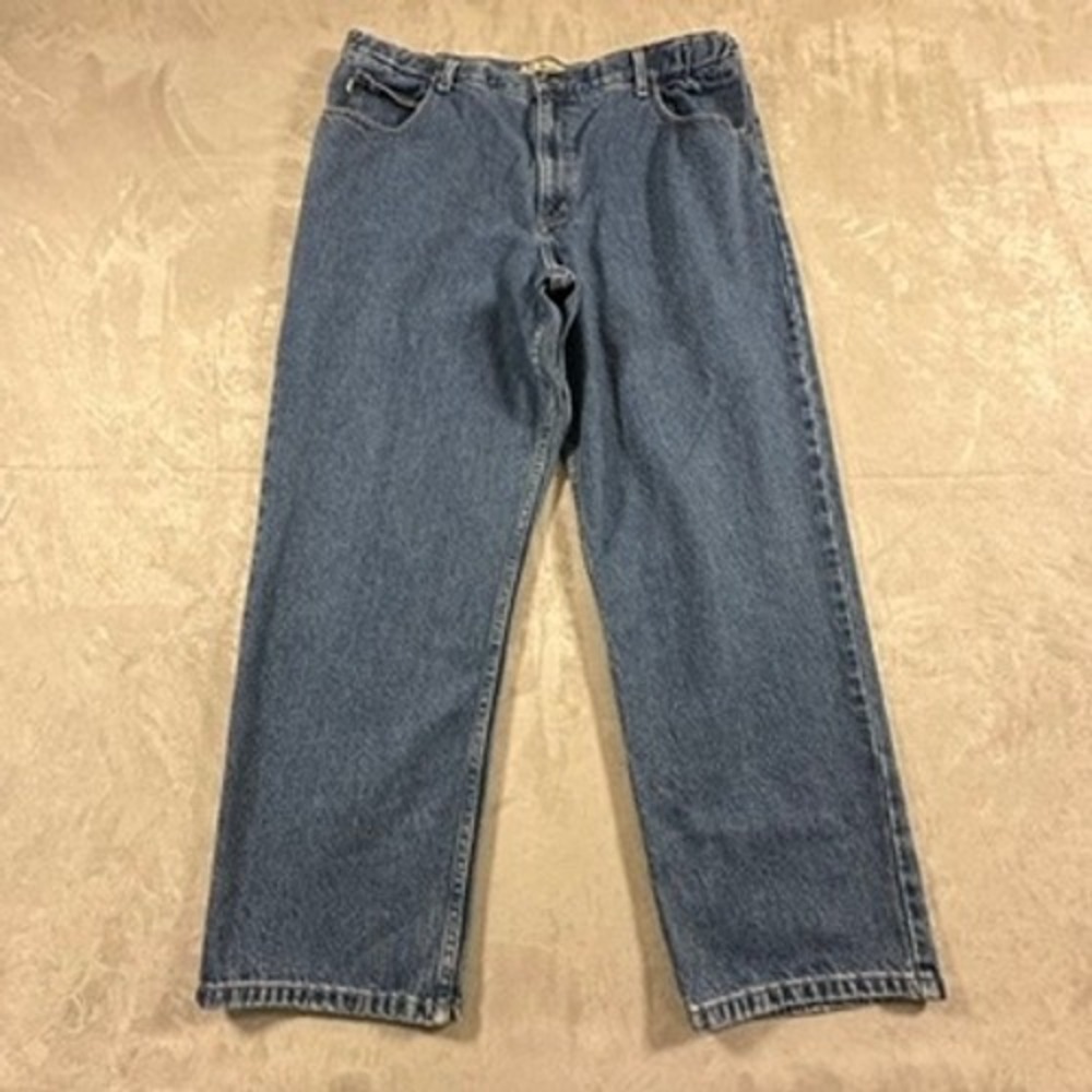 L.L. Bean Comfort Waist Jeans Mens Straight Leg 38x28 Blue